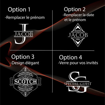 Ensemble 2 verres à whisky