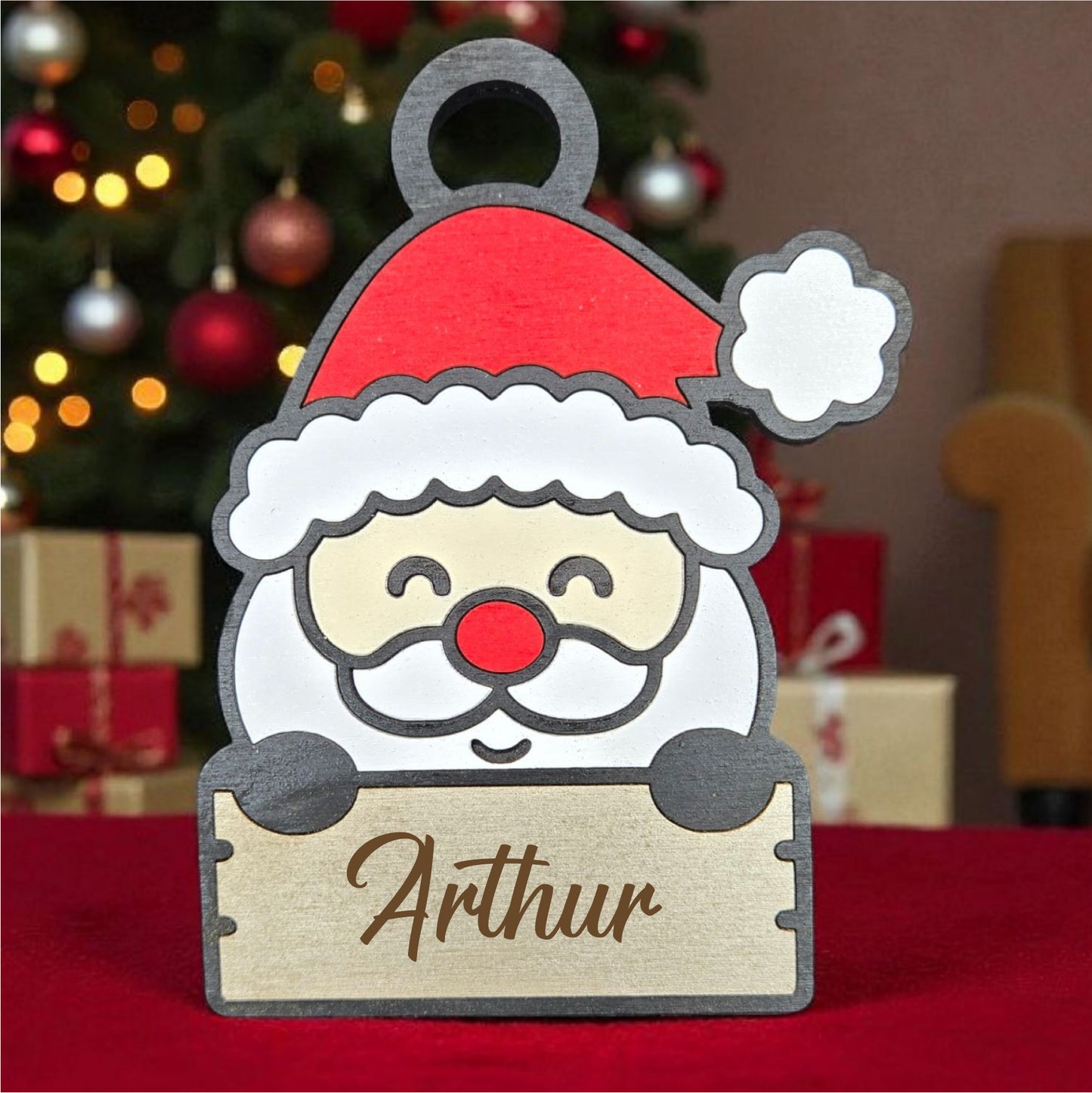 Ornement de Père-Noël Personnalisable