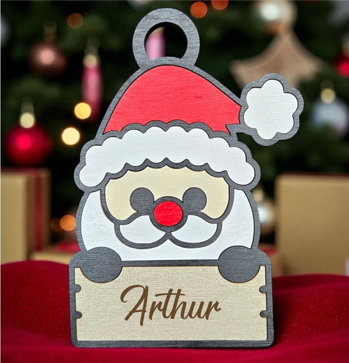 Ornement de Père-Noël Personnalisable