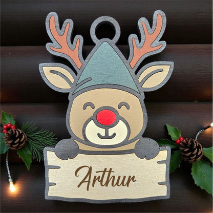 Rodolph au nez rouge personnalisable