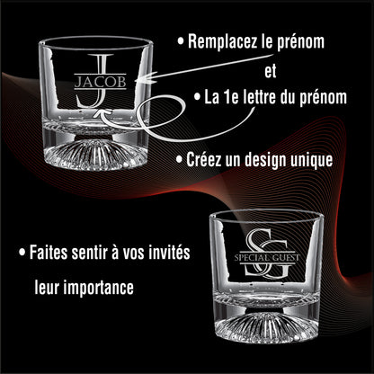 Ensemble 2 verres à whisky